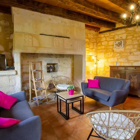Prázdninový dům Maison Du Xive Siecle Avec Wifi Et Animaux Admis Pres De Sarlat - Fr-1-616-152
